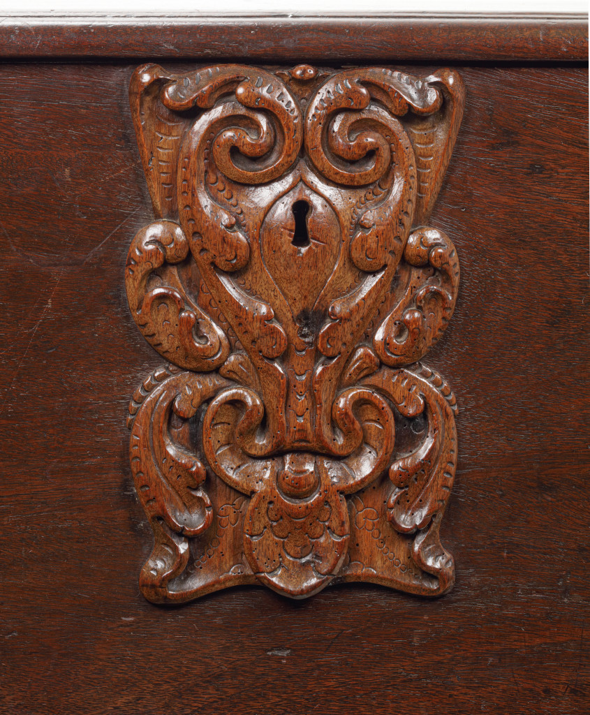 Antique 18th Century Dutch East India Company VOC Carved Teak