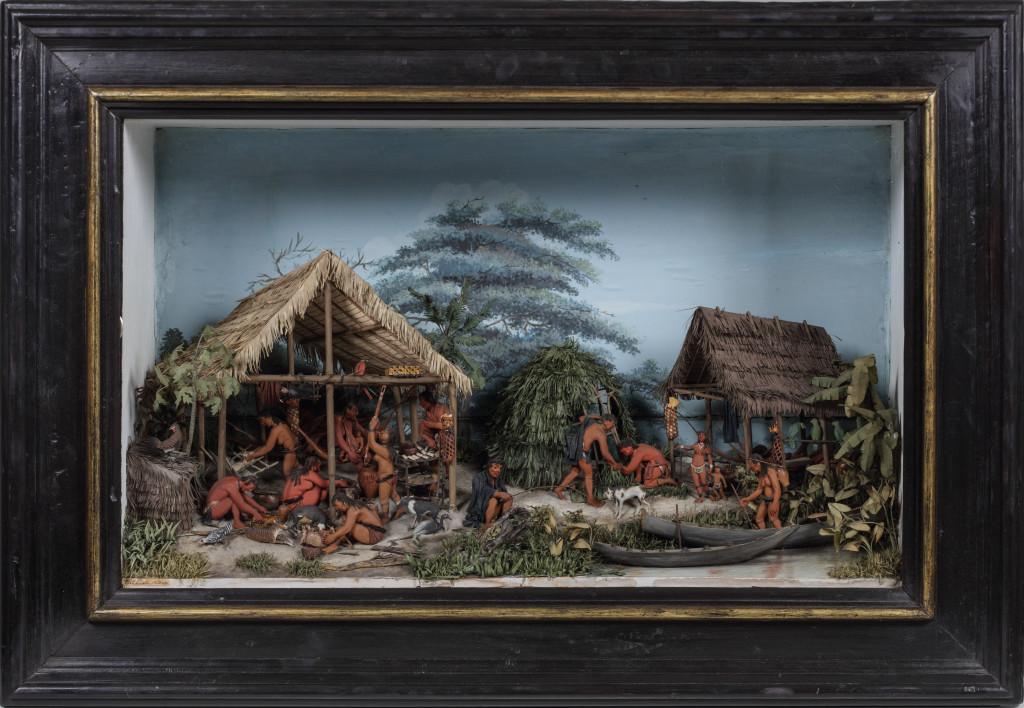 Restauration et étude comparative de deux dioramas du Suriname