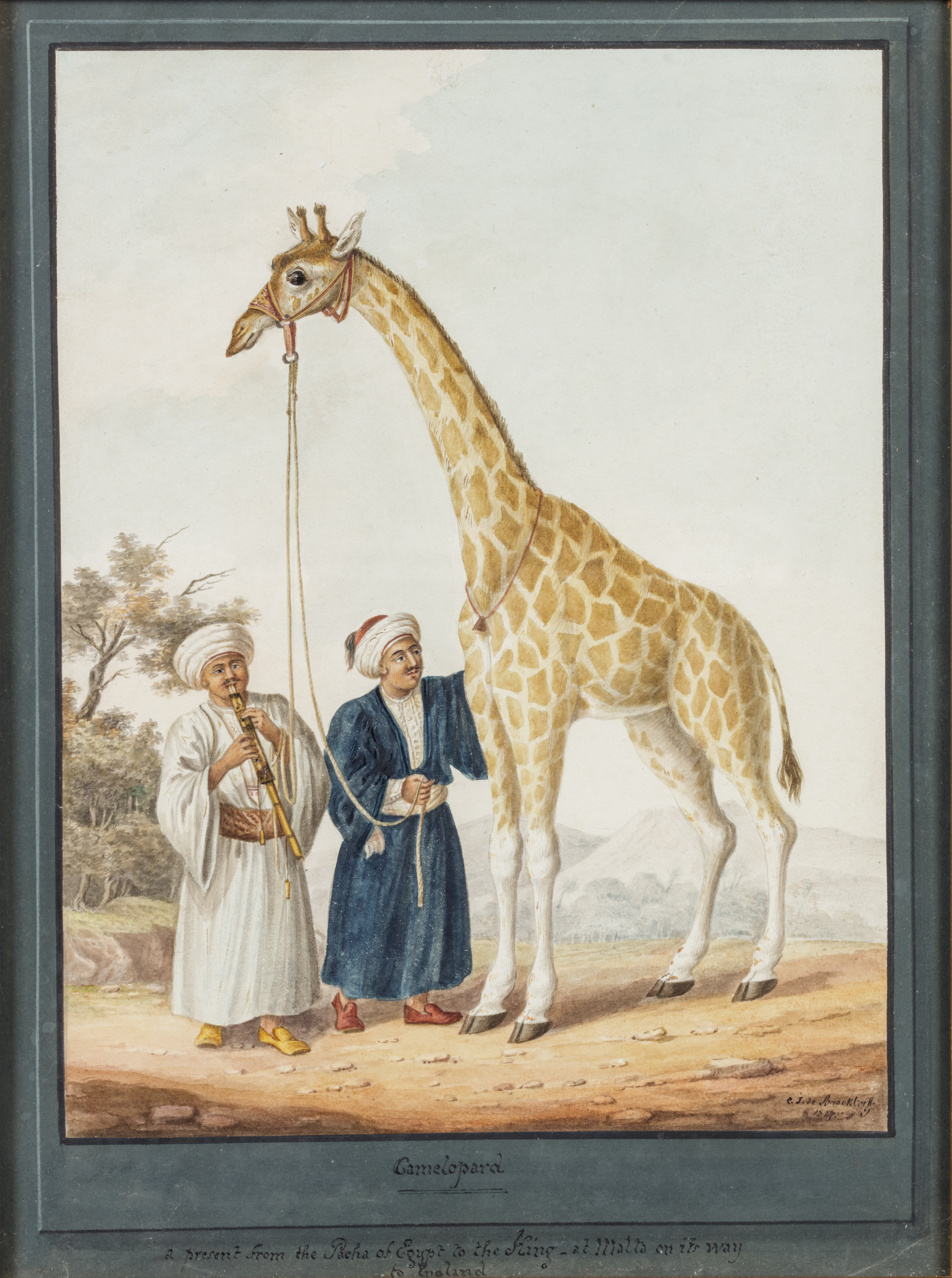Charles Frederick de Brocktorff (1775–1850)  ‘Camelopard', Zebregs&Röell (for sale)