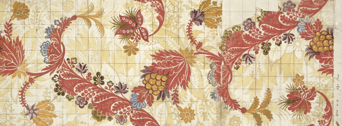 (5) Spitalfields design by Joseph Dandridge, V&A (inv. E.4513-1909)