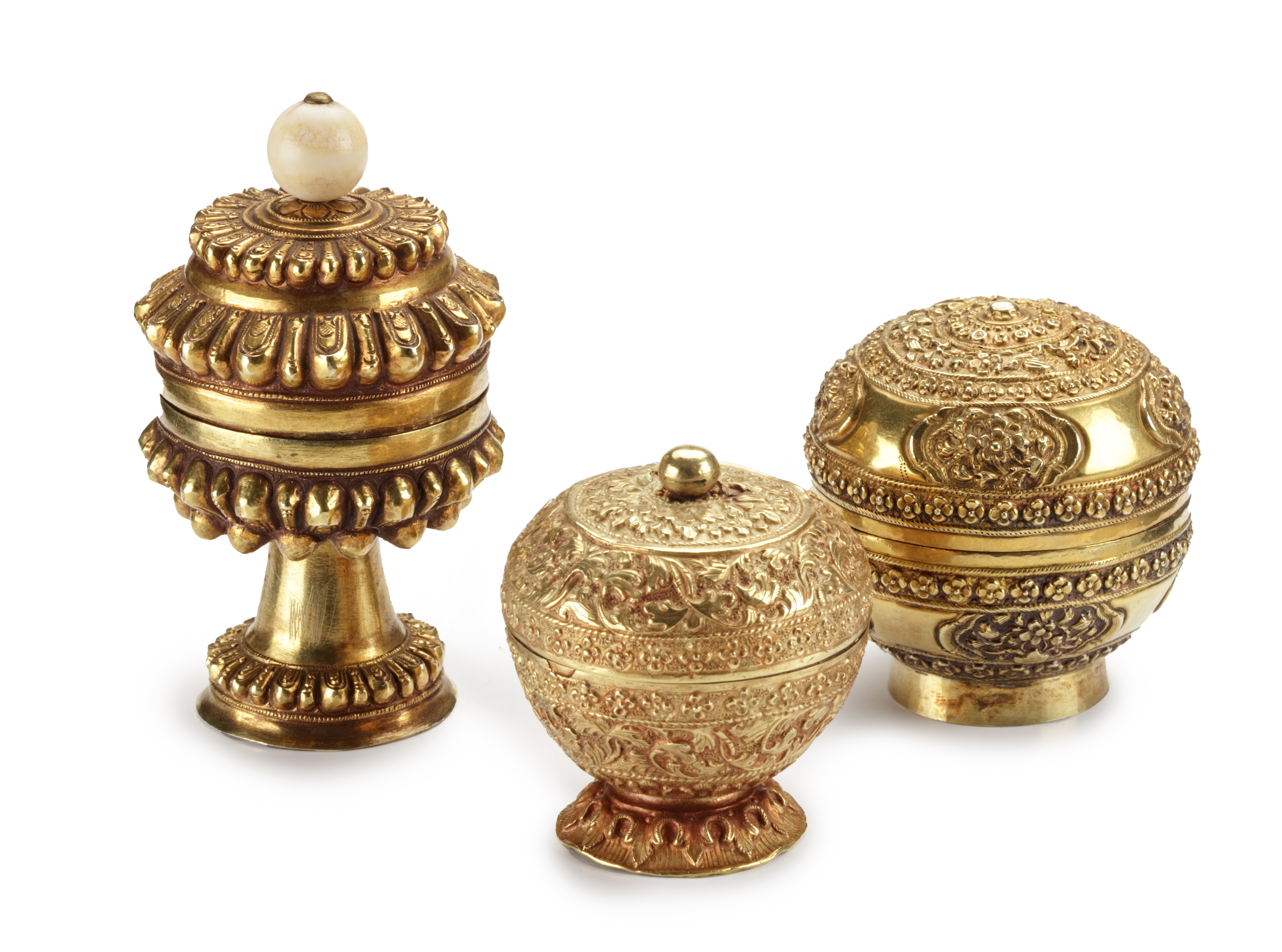 Gold boxes, 18th-19th century, our collection (part for sale)