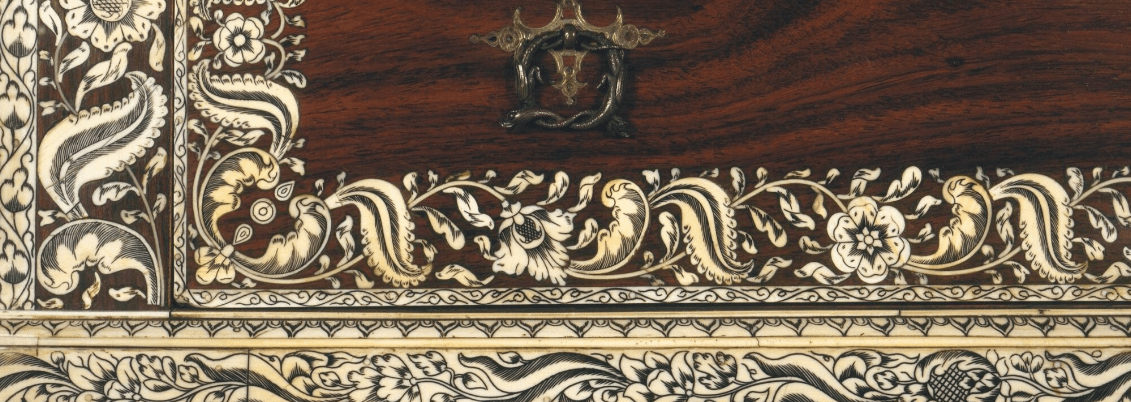 (5) Detail of an inlaid cabinet, V&A (inv. IS.19 to B-1968)